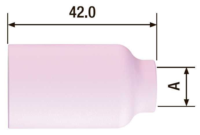 FUBAG Сопло керамическое для газовой линзы №6 ф10 FB TIG 17-18-26 (FB54N16) Аксессуары к горелкам TIG, MIG/MAG фото, изображение