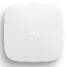 Ajax Базовая станция Hub белая (GSM+Ethernet) ГТС и GSM сигнализация фото, изображение