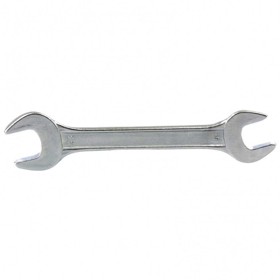Ключ рожковый, 19 х 22 мм, хромированный Sparta Ключи рожковые фото, изображение