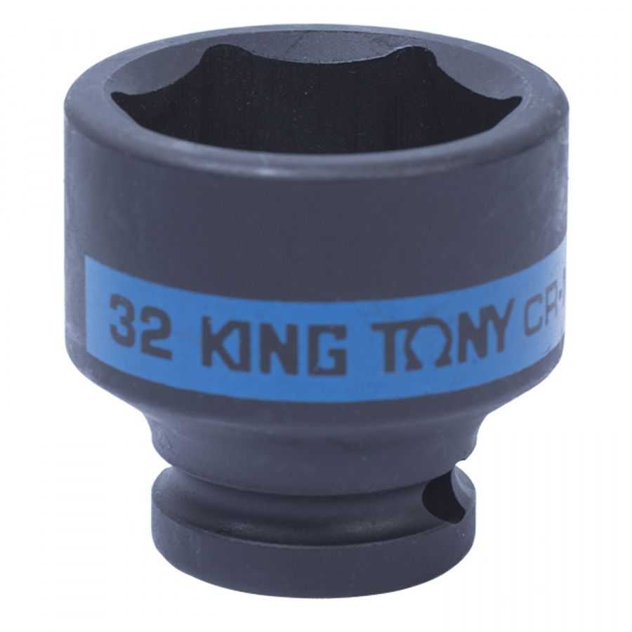 Головка торцевая ударная шестигранная 1/2", 32 мм KING TONY 453532M Торцевые головки ударные фото, изображение
