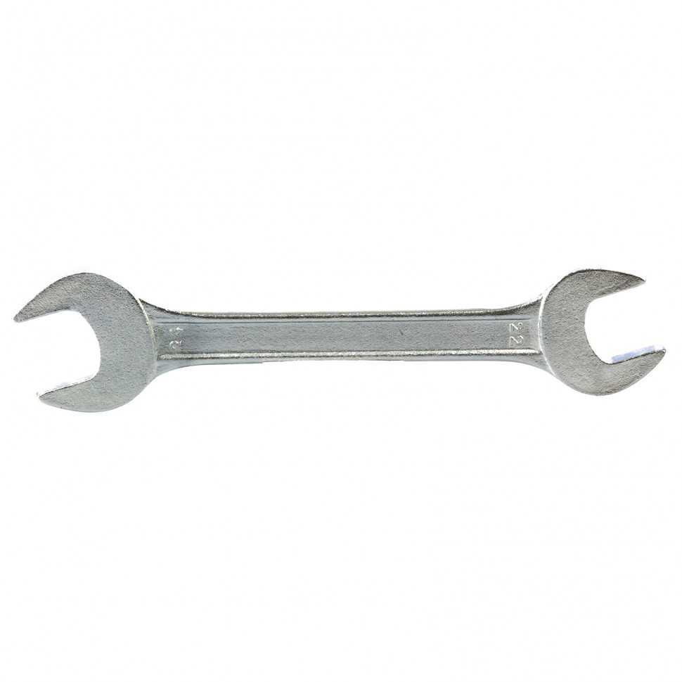 Ключ рожковый, 22 х 24 мм, хромированный Sparta Ключи рожковые фото, изображение