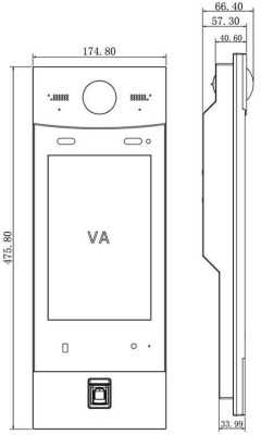 Dahua DH-VTO9341D СНЯТОЕ фото, изображение