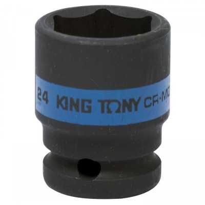 Головка торцевая ударная шестигранная 1/2", 24 мм KING TONY 453524M Торцевые головки ударные фото, изображение