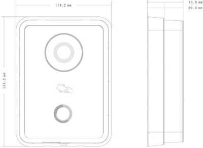 Dahua DH-VTO6210BW СНЯТОЕ фото, изображение