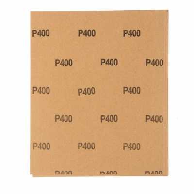 Шлифлист на бумажной основе, P 400, 230 х 280 мм, 10 шт, водостойкий Matrix Шлифовальные листы на бумажной основе фото, изображение